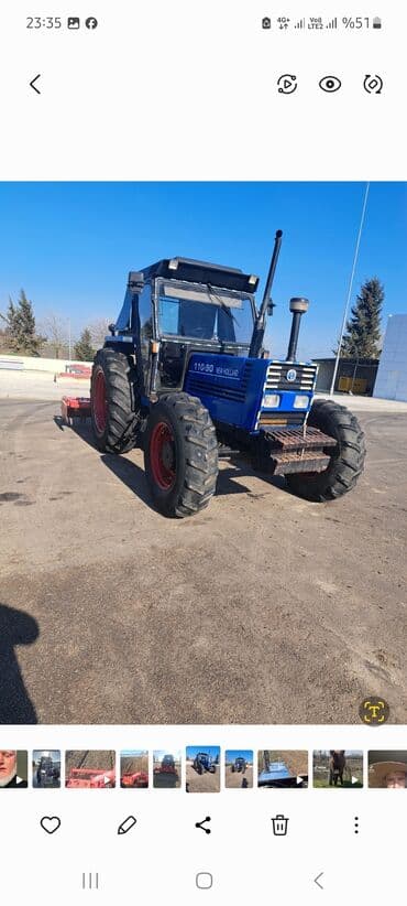 bu avtomobil traktor variantı: Traktor New Holland 2002, 2002 il, 110 at gücü, motor 0.6 l, İşlənmiş — 1