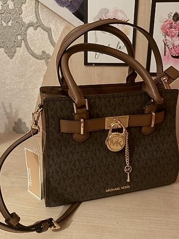 Michael Kors əl çantası – Mercer Gallery stilində monoqramlı dizayn -