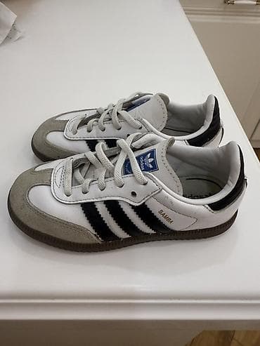 ag pencek: Adidas Originals Samba idman ayaqqabısı - Model: Samba - Rəng: ağ üst — 2