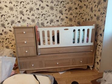 löhvə: Oğlan və qız üçün, Dördbucaq, Beşik, Dəst ilə, Yellənmə mexanizmsiz — 1