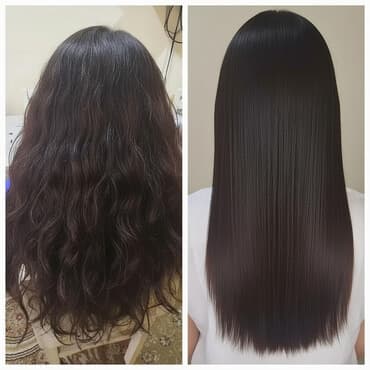 zedeli saclar ucun maska: Qadın saç ustaları | Keratin — 1