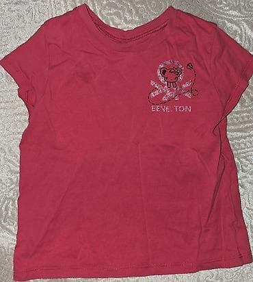 sadə don: Futbolka, Qız üçün, 1 - 2 yaş, Benetton — 1