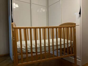 Sifarişlə mebel: Oğlan və qız üçün, Yeni, Dördbucaq, Beşik, Dəstsiz, Matras ilə, Yellənmə mexanizmsiz — 3
