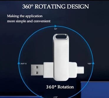 notbukların satışı: Флеш карта 128 ГБ, USB type C, Новый — 1