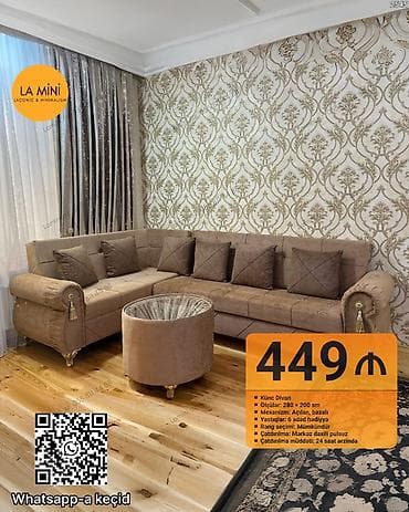 ucuz kunc divan: Künc divan, Açılan, Bazalı, Şəhərdaxili pulsuz çatdırılma — 1