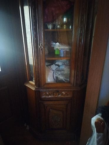dekor ref: Klassik üslubda mebel dəsti - Güzgülü komod: Üst hissəsi taxta — 4