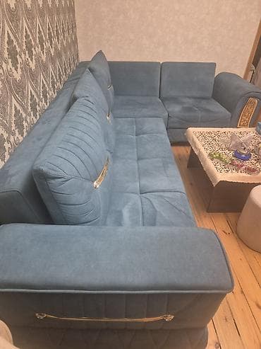 Ev üçün mebel: Künc divan, Divan, Bazasız — 4