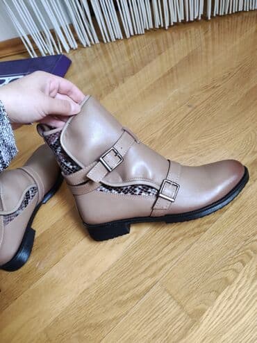 rezin botlar: Ölçü: 39, rəng - Qəhvəyi, Yeni — 6