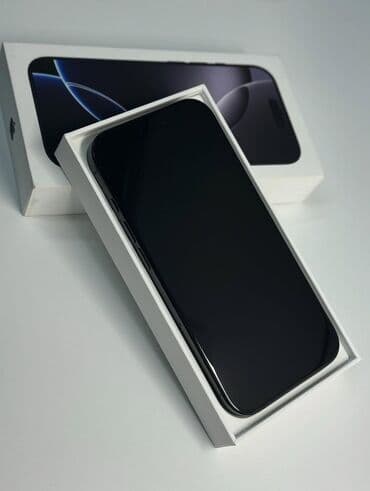 nar nomrə satışı: IPhone 16 Pro, 128 GB, Black Titanium — 2