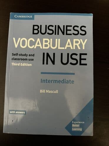 ingilis dili lüğət 5 11 pdf: Cambridge nəşriyyatının "Business Vocabulary in Use Intermediate" — 1
