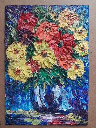 Məhsul: Orijinal yağlı boya rəsmlər dəsti Təsvir: - Müxtəlif