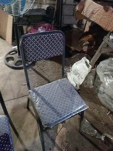 isdol usdul: Mətbəx üçün, Yeni, Qatlanmayan, rəng - Qara Stul — 2