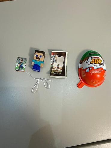iran konfeti: Məhsul: Kinder Joy – Minecraft seriyası, oyunçaqlı şokolad kremi — 10