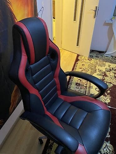 кресла: Новый, С колесиками, Рукояти не регулируются, Кожзаменитель — 1
