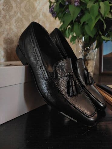 zamuş ayaqqabılar: Möhtəşəm Moreschi brand loafers. İtaliya, əl işi. Təmiz dəri. Təzə — 3