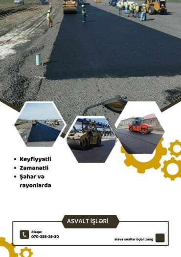 ландшафтный дизайн баку: Asvalt örtüyünün çəkilməsi. keyfiyyət 100% işlərimizə zəmanət verilir — 5