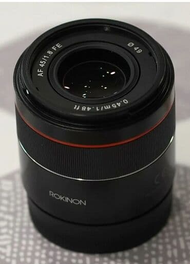 canon mark 3 qiymeti: Rokinon 45mm f1.8 (Sony e mount) Əlavə olaraq Lens station. Obyektivin — 3