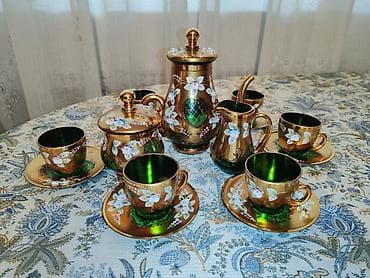 qrafin: Rəng - Yaşıl, Şüşə, 15, Çexiya — 1