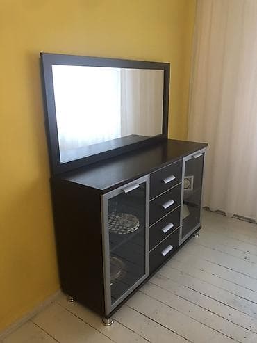 step deke: Qonaq otağı mebel dəsti - Şüşə üstlü jurnal masası: qalın temperli — 2