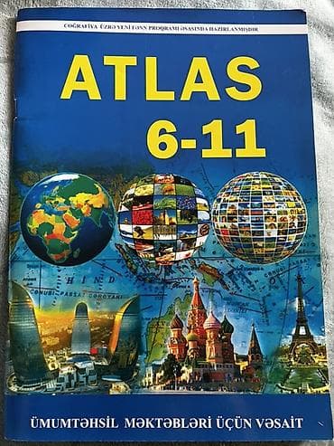 Məhsul: Atlas 6–11 (Coğrafiya üzrə yeni fənn proqramı əsasında