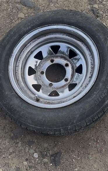 uaz ölüxana: Satılır: Polad disk və şin komplekti - Disk: polad, 5 boltlu, mərkəz — 3
