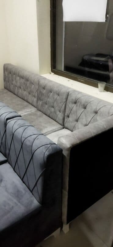 divan şəkilləri: Künc divan, Nabuk, Bazasız, Açılmayan — 3