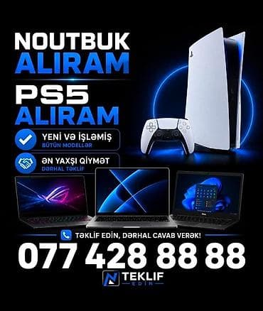 hp notebook: ƏN YUKSƏK QİYMETE NOUTBUK ALIRAM TEKLİF EDİN YENİ VƏ İŞLƏMİŞ — 1