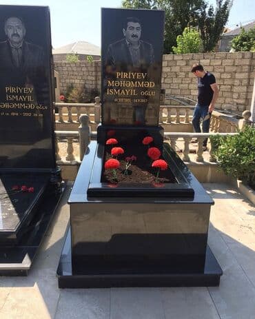 ремонт бронедверей: Məzar daşı, qəbir yerini qeyd etmək üçün istifadə edilən, üzərində ad — 2