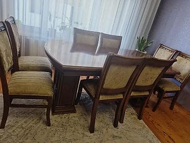 Masa desti acilandir 8 oturacaq ela veziyyetde siniq qiriq yoxdur qiy — 1