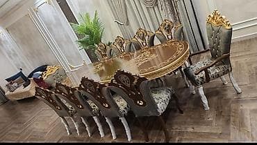 mekteb masasi: Qonaq otağı üçün, Yeni, Qatlanmayan, Stul — 5