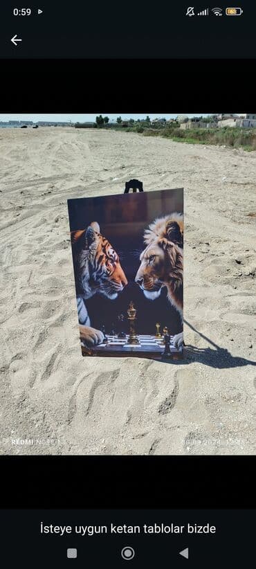 məktəb şəkilləri: Kətan üzərində dekorativ tablolar - İstəyə uyğun fərdi dizaynlar — 5