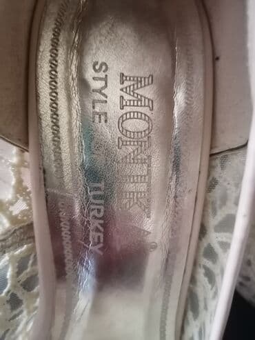 босоножки 27 размера: Размер: 38, цвет - Айвори, Новый — 4