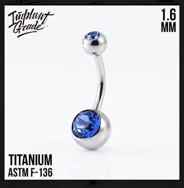 Pirsinq: ASTM F-136 titan material pirsinglər satılır. Peremium keyfiyyət — 6