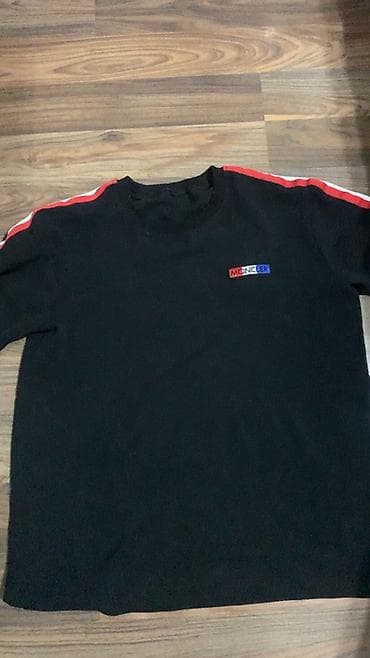 yun corab: Futbolka, Moncler, XL, rəng - Qara — 1
