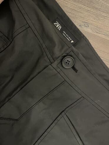 hadise konser bileti 2023: Zara deri görünümlü, düz biçimli şalvar. S razmerdir ama Oversize — 8