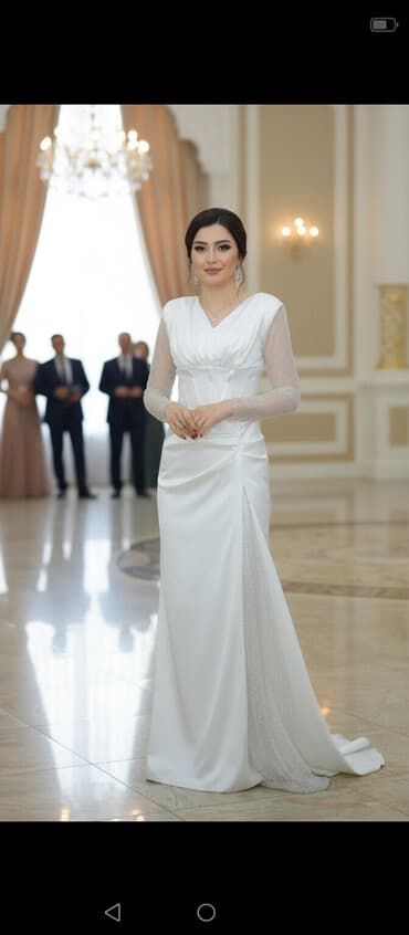 детские вечерние платье: Вечернее платье, Макси, M — 1