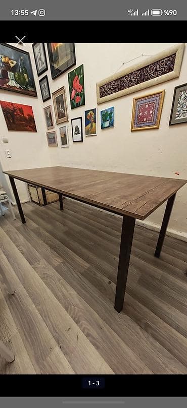Açılmayan, Laminat, Dördbucaq masa
