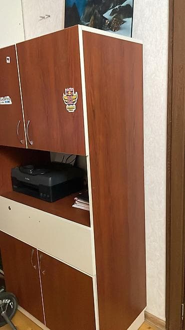 palma agac: İki rəng kombinasiyalı (qəhvəyi ağac teksturası + krem) çoxfunksiyalı — 2