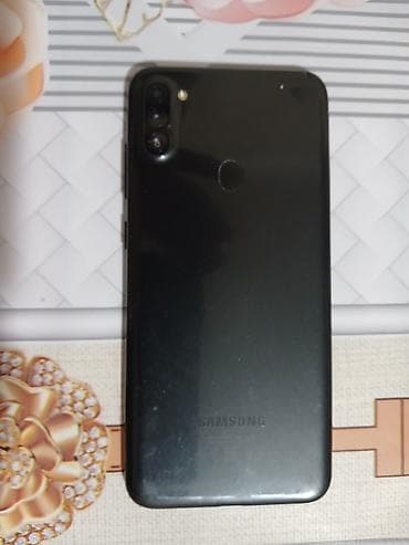 smartfon: Samsung Galaxy A11, 32 GB, rəng - Qara, Barmaq izi — 2