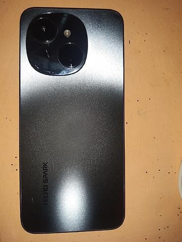 online telefon aksesuarları: Tecno Spark, 128 GB, rəng - Boz, Barmaq izi — 2