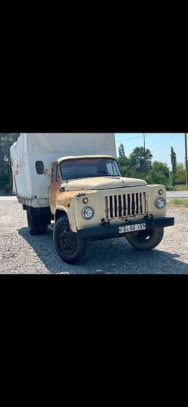 astra al: Yük maşını – tentli platforma - Marka/model: GAZ-53 (klassik ön — 4