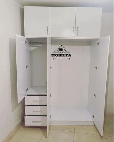 qapı modelleri: Yeni, Açılan, 3 qapılı Düz dolab, Qarderob, paltar dolabı, Azərbaycan — 2