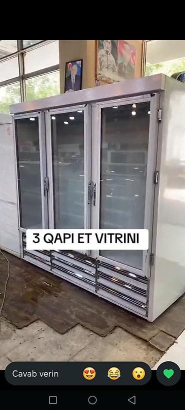 dondurmalar: Mağaza və iaşə avadanlıqları – soyuducu vitrinlər və — 2
