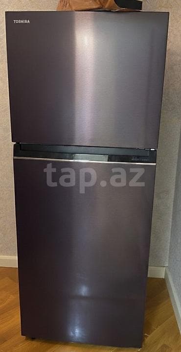 soyuducu 2 el: 2 qapılı Toshiba Soyuducu Satılır, rəng - Boz — 1