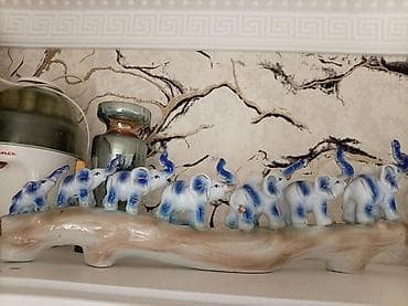 yeni il ağaci: Fiqur, Keramika, rəng - Ağ — 2