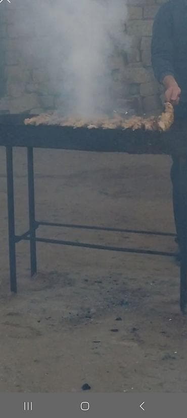 Metal manqal – iri ölçülü, ayaqlı, kömürlə işləyən.Merdekandadi.17 si