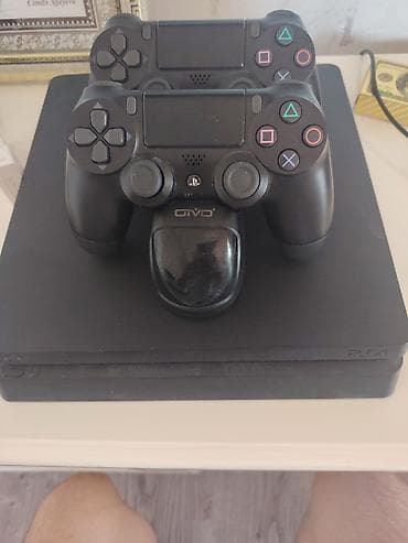 pixel 4: PlayStation 4 Slim 1 TB Yaddaş İdeal Vəziyyətdə. 2 Dualshock Ps Plus — 1