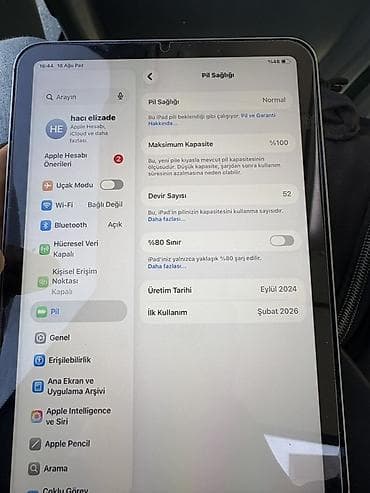 Планшеты: Pubg hesab hədiyyə Apple iPad mini (A17 Pro) Wi‑Fi + Cellular — 128 — 5