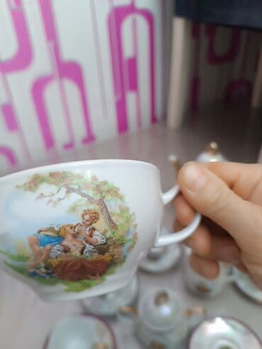 Digər dəstlər və servizlər: Çay dəsti, rəng - Ağ, Madonna, 6 nəfərlik, Yaponiya — 4