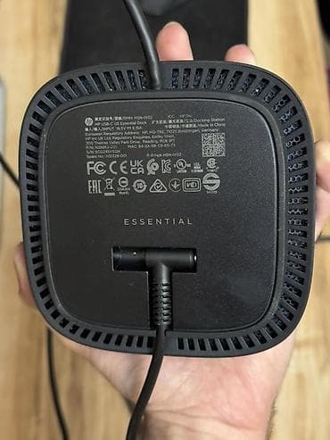 komputer aksesuar: HP USB-C G5 Essential Dock – universal dok stansiyası Istifade az — 2
